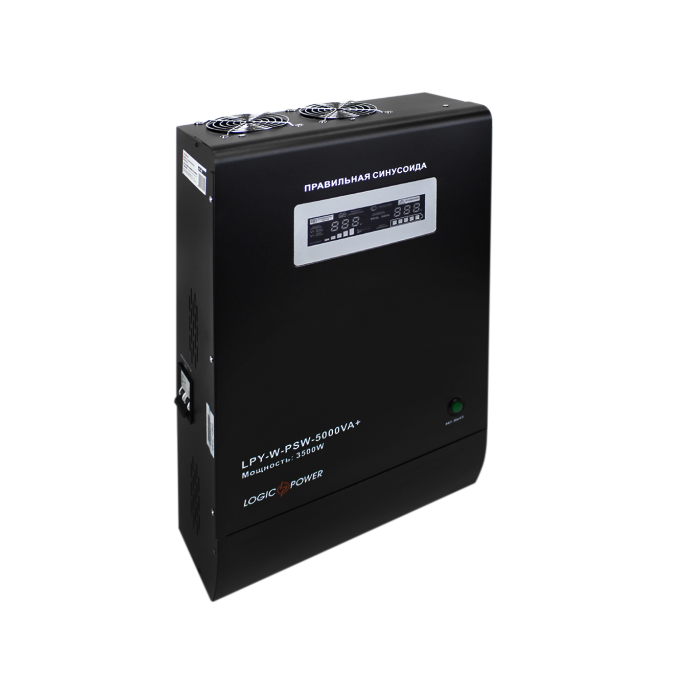 Джерело безперебійного живлення з правильною синусоїдою 48 V LPY-W-PSW-5000VA+ 3500 Вт 10/20 A (4148) - фото 5