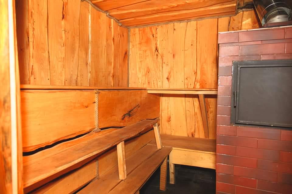 Піч кам'янка для бані на дровах із шамотної цегли