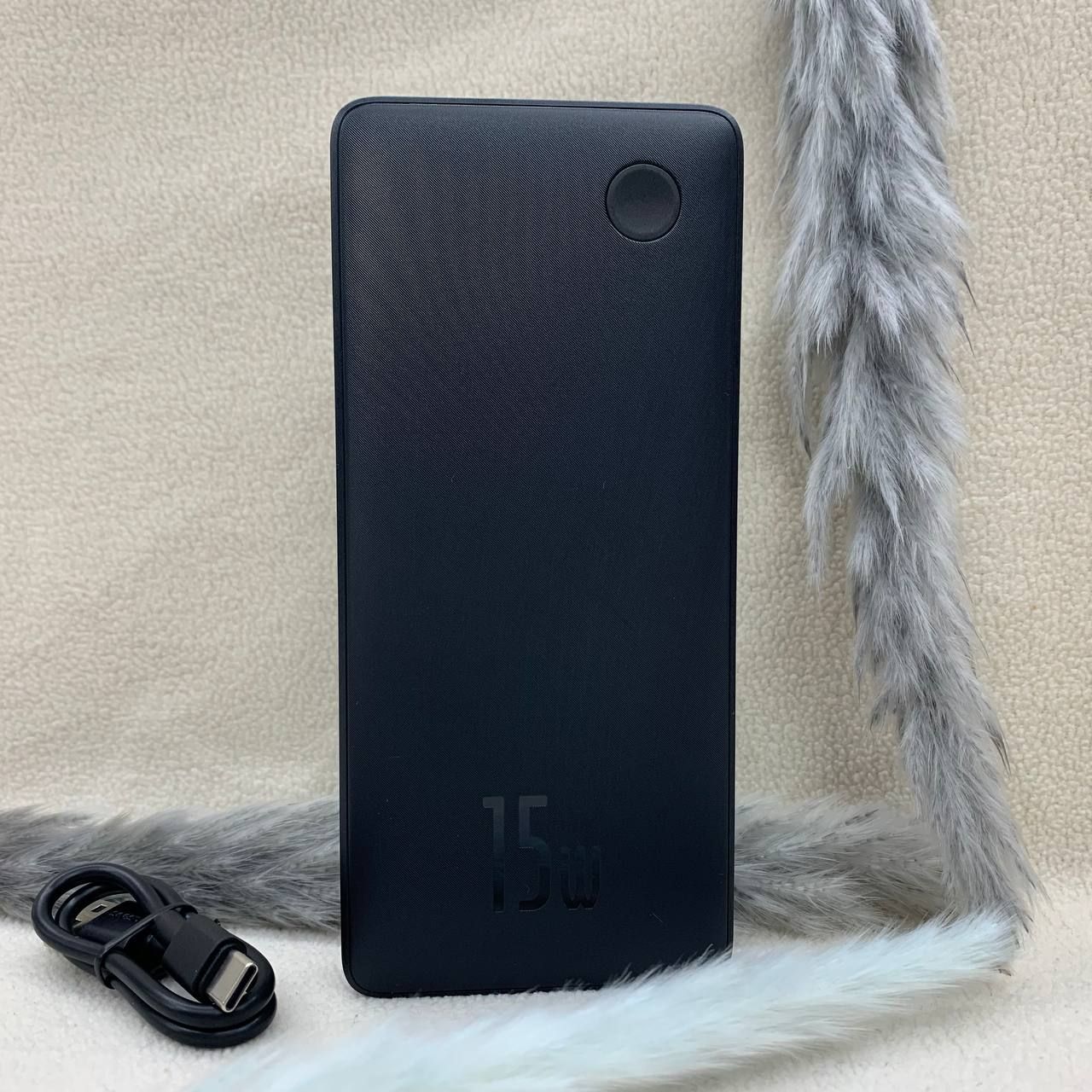 Повербанк Baseus Airpow Lite 10000 mAh/15 W/3 A USB + Type-C Черный