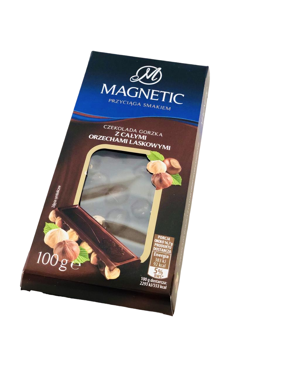 Шоколад черный с фундуком Magnetic 100 г