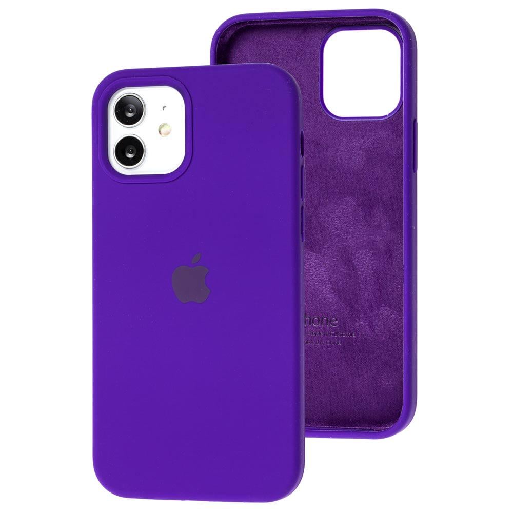 Оригінальний силіконовий чохол на Apple Iphone 12 / 12 Pro Ultraviolet