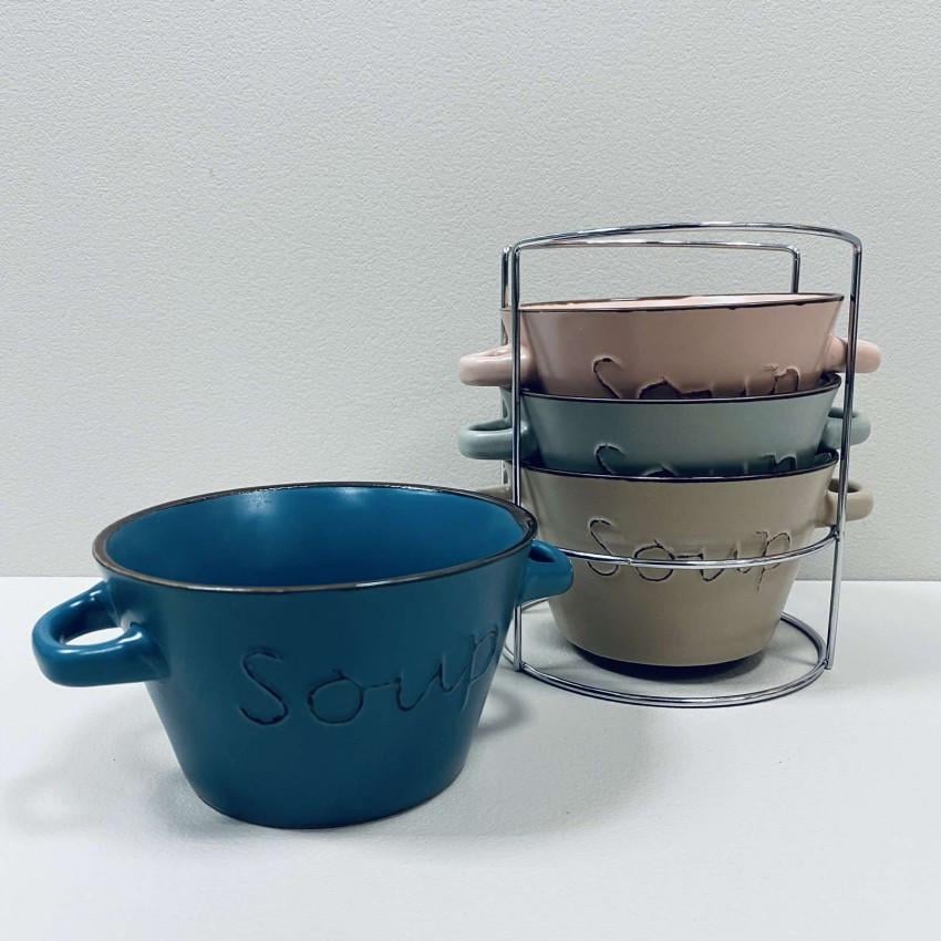 Набір бульйониць на стійні S&T 021-04-20 650 мл 4 шт. (2354463468) - фото 1 Набір бульйониць на стійні S&T 021-04-20 650 мл 4 шт. (2354463468) - фото 1