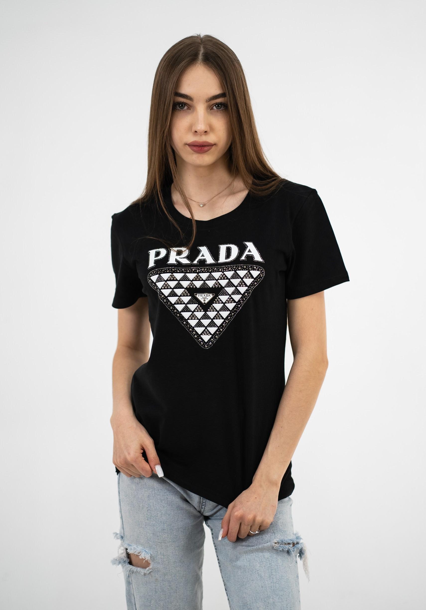 Футболка женская PRADA B-5041BL L - фото 1