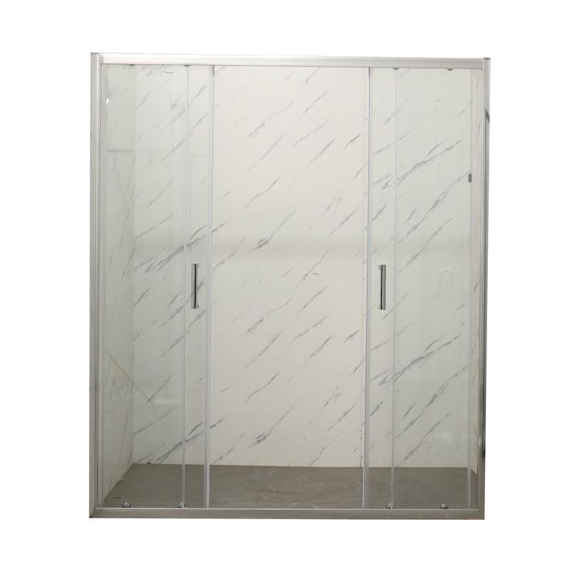 Дверь в нишу MIXXUS Premium DIVERSE SD01-160x185-TR прозрачное стекло 5 мм Chrome (MI6875) - фото 4