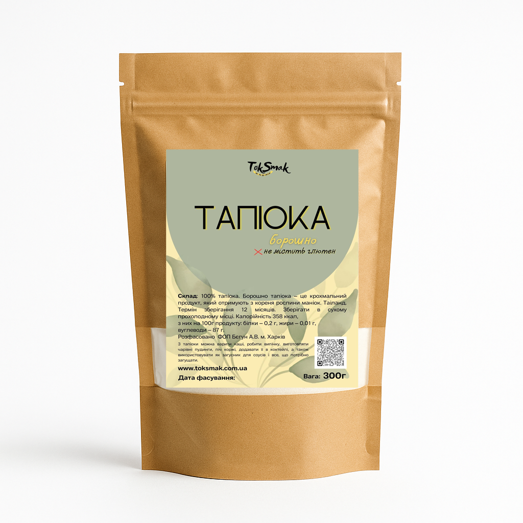 Мука тапиока TokSmak 300 г без глютена (2733184247) Мука тапиока TokSmak 300 г без глютена (2733184247)