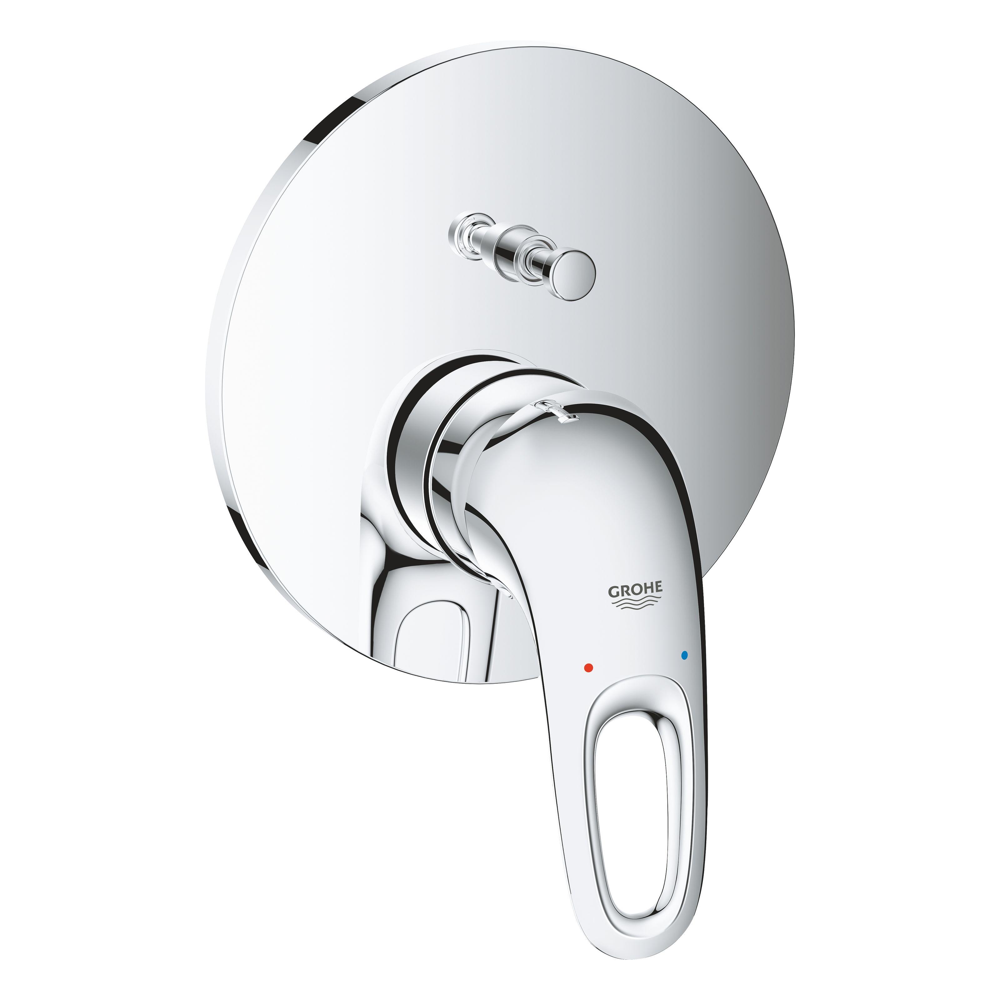 Зовнішня частина змішувача Grohe EUROSTYLE 24049003 з перемикачем Хром (71751)