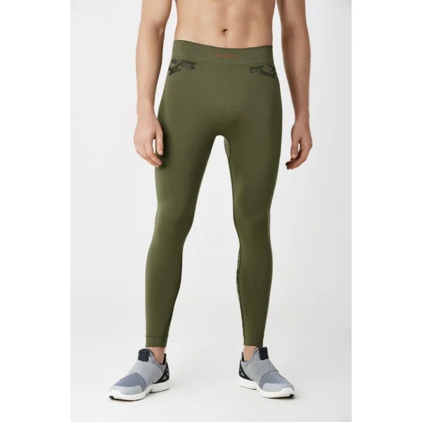 Термоштаны мужские Spaio Inforce Camouflage M Зеленый милитари (5901282412664)