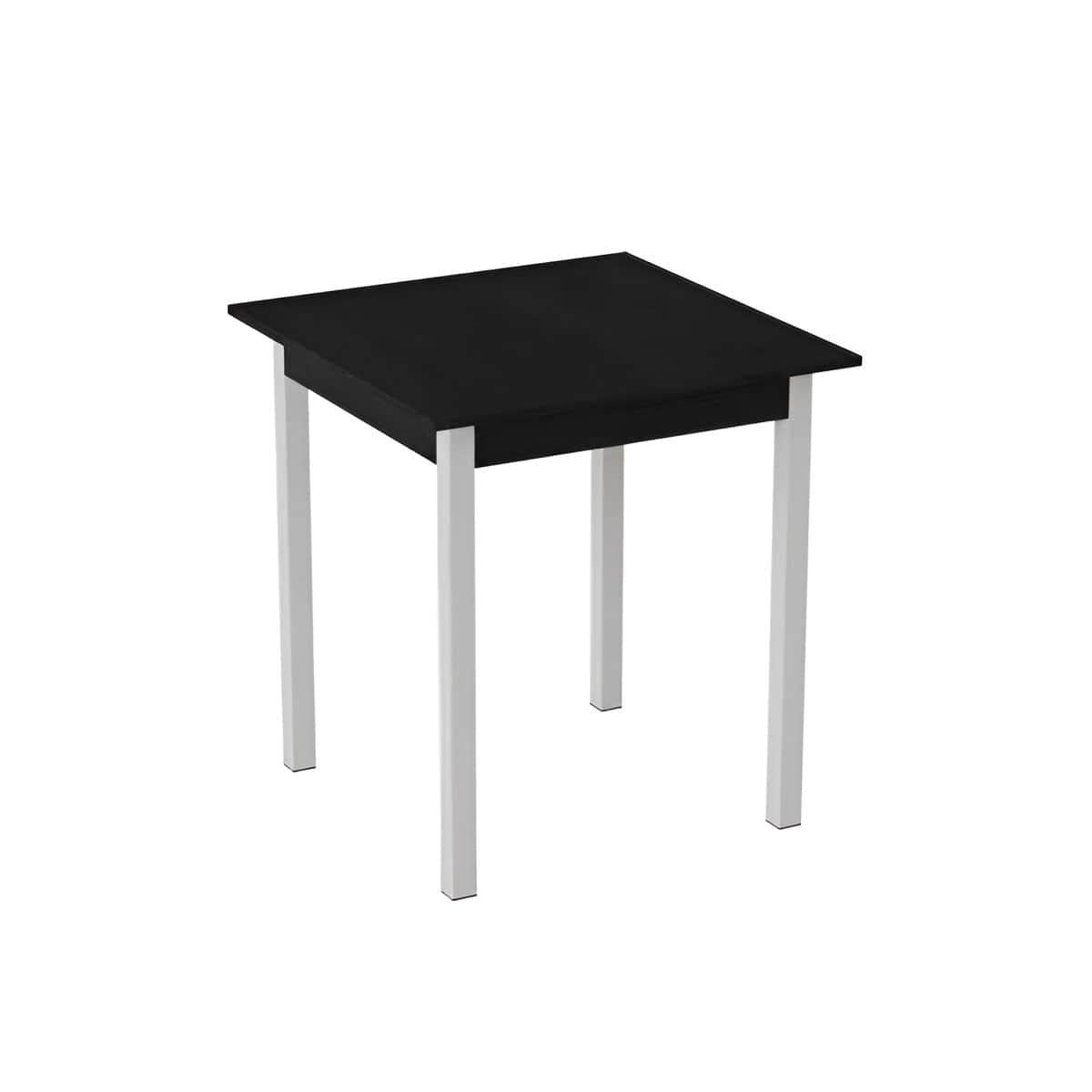 Обеденный стол Ferrum-decor Диего ДСП 16 мм 75x70x70 см Белый/Сосна Кембра (FRD-105706)
