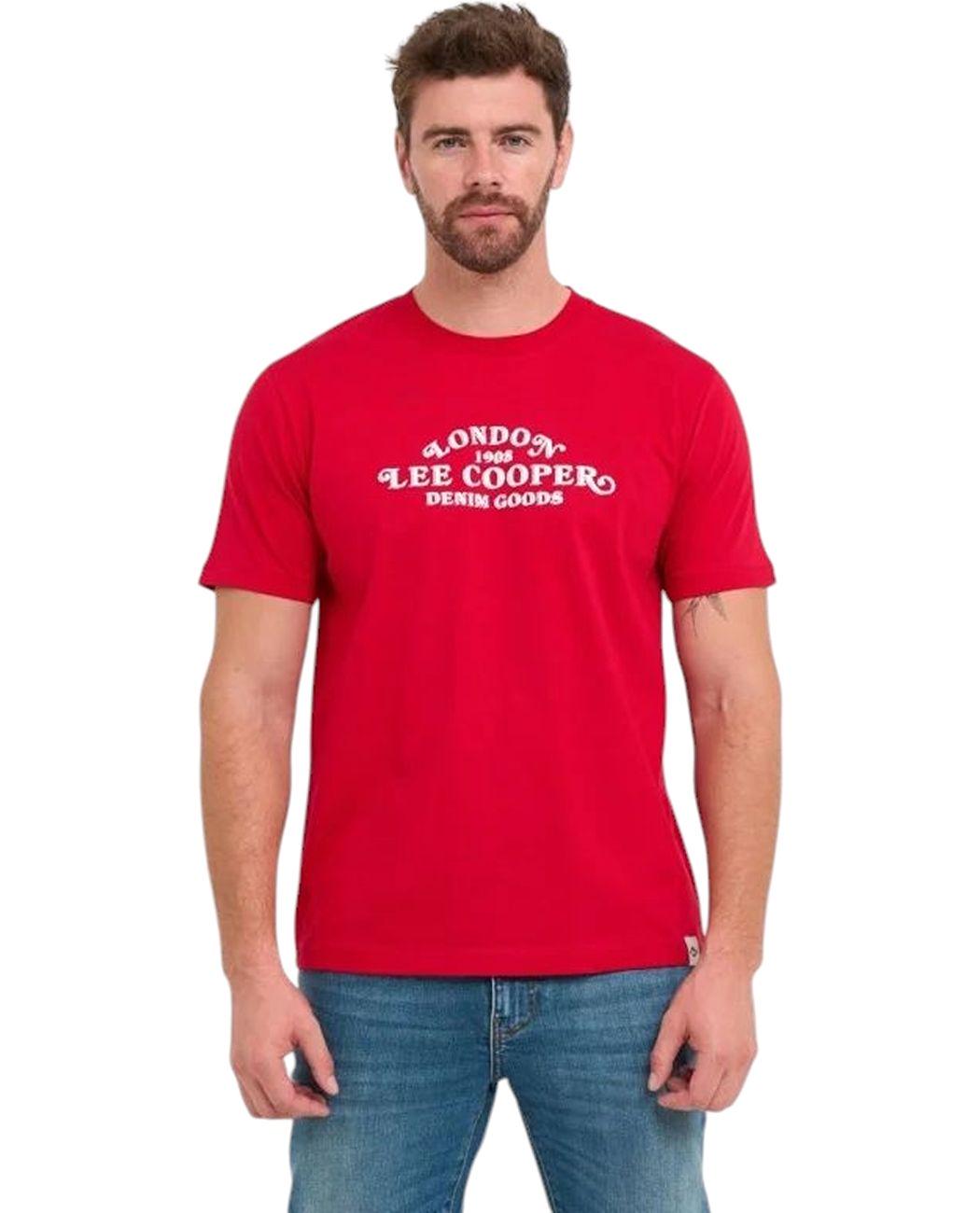 Футболка мужская Lee Cooper 10196555.1756 XL Красный (5942723143891) Футболка мужская Lee Cooper 10196555.1756 XL Красный (5942723143891)