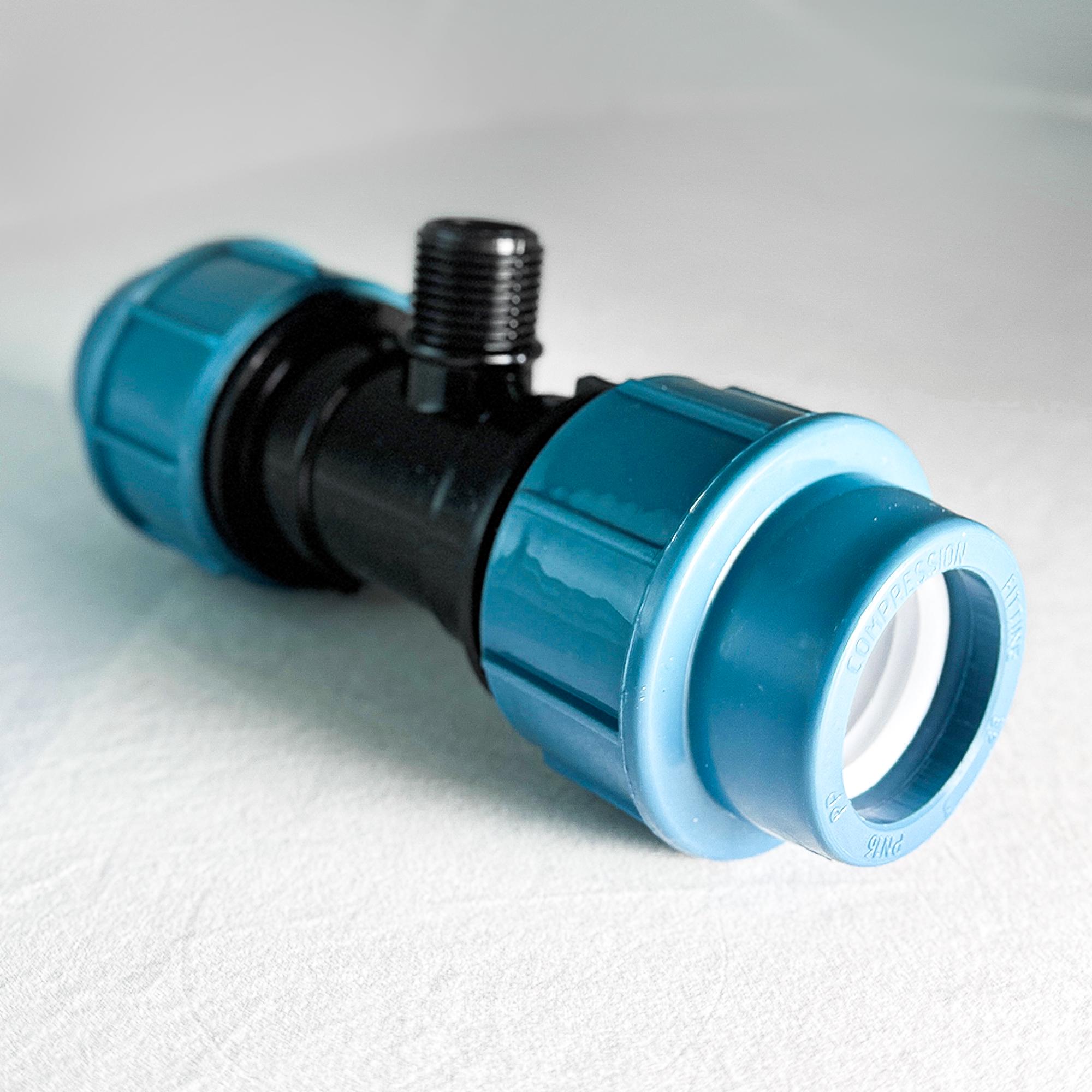 Тройник зажимной SANTAN с наружной резьбой 32х1/2"х32 (116323) - фото 3 Тройник зажимной SANTAN с наружной резьбой 32х1/2"х32 (116323) - фото 3