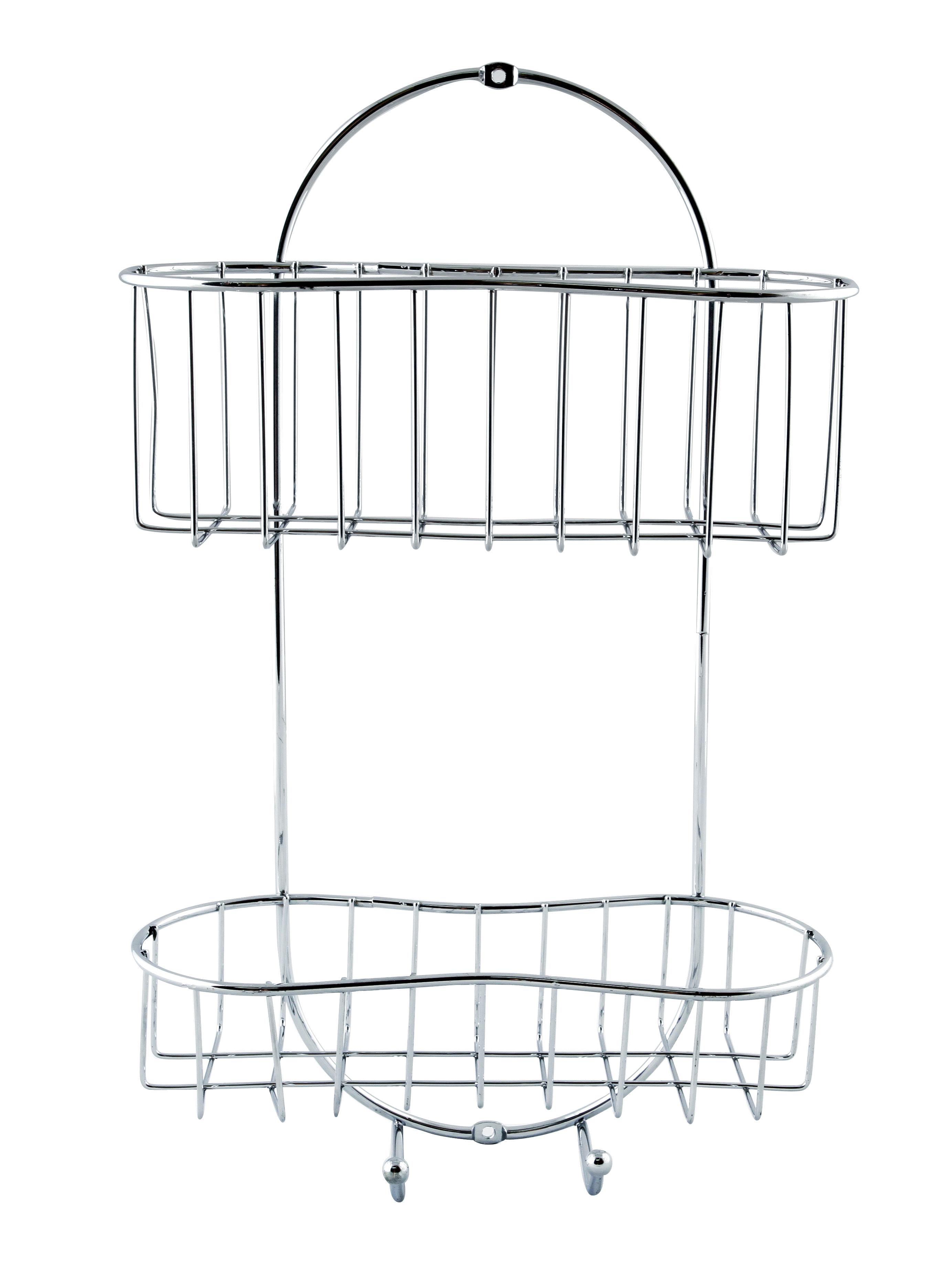 Полка в ванную 2-х ярусная AWD interior 24x40x10 cм (AWD02080949)