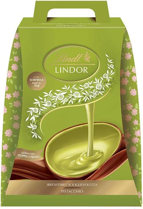 Пасхальне шоколадне яйце з прикрасою Lindt Lindor Easter Milk Chocolate Pistachio 360 г (2555785126)