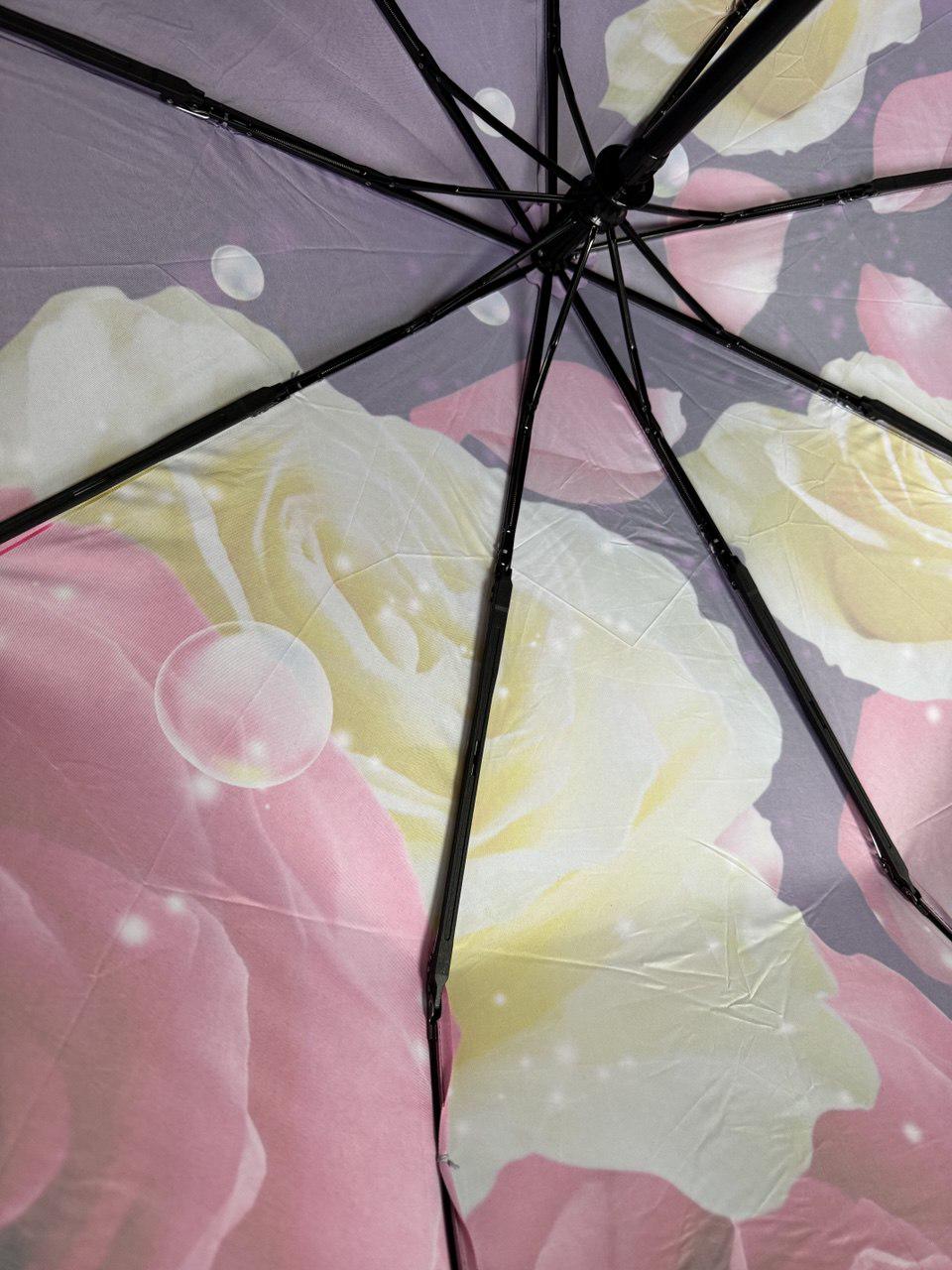 Парасолька жіноча автоматична Rain Flowers з квітковим принтом анти-вітер 9 спиць (1080) - фото 7 Парасолька жіноча автоматична Rain Flowers з квітковим принтом анти-вітер 9 спиць (1080) - фото 7
