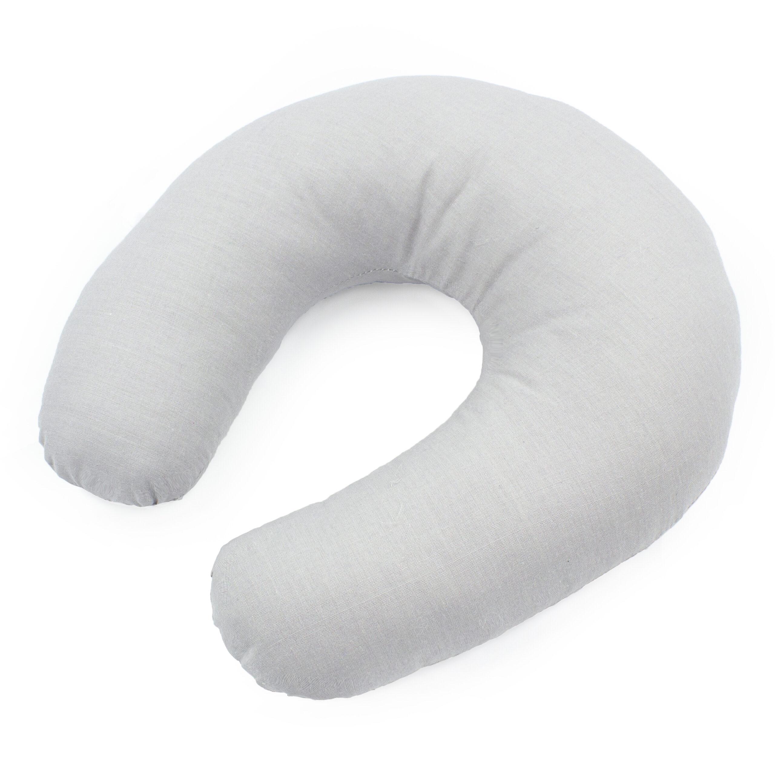 Подушка для путешествий MirSon №8781 Naturale Line 16-5703 полистирол 30х35х10 см Light gray (2200006348665)