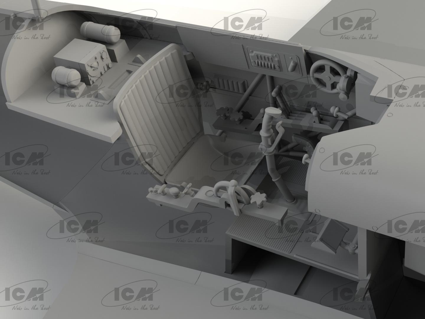 Сборная модель ICM Як-9Т советский истребитель 2 СВ (32090) - фото 16