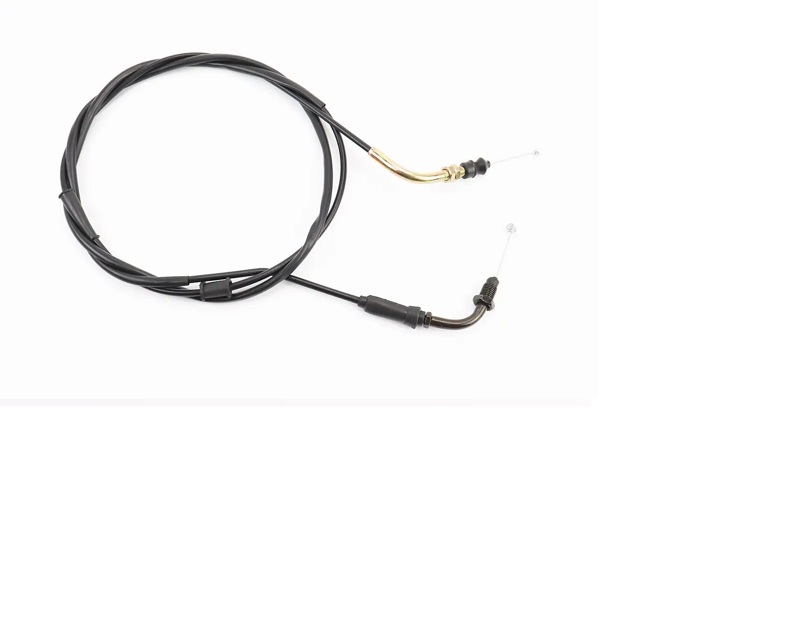 Трос газу 4Т-150cc кріплення верхнє з різьбленням трос 211 см/кожух 200 см (305003) - фото 2 Трос газу 4Т-150cc кріплення верхнє з різьбленням трос 211 см/кожух 200 см (305003) - фото 2