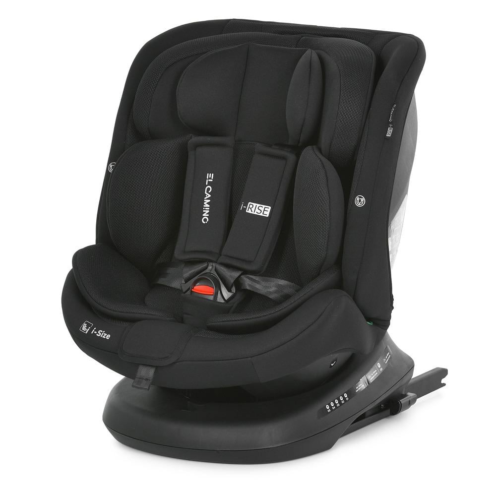 Автокрісло дитяче El Camino i-Rise ME 1207 поворотне i-Size R129 Black (33553823)