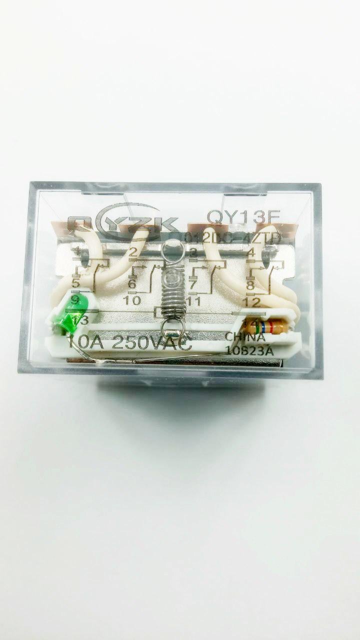 Реле QY13F-012DC-4ZTD 12VDC 10A 4C coil QYZK (35023)