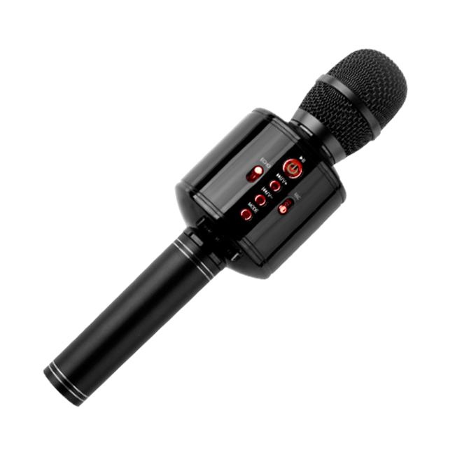 Микрофон с колонкой WSTER WS-868 беспроводной Black