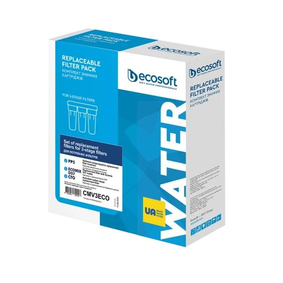 Комплект картриджей Ecosoft для тройных фильтров (CMV3ECO) - фото 3 Комплект картриджей Ecosoft для тройных фильтров (CMV3ECO) - фото 3