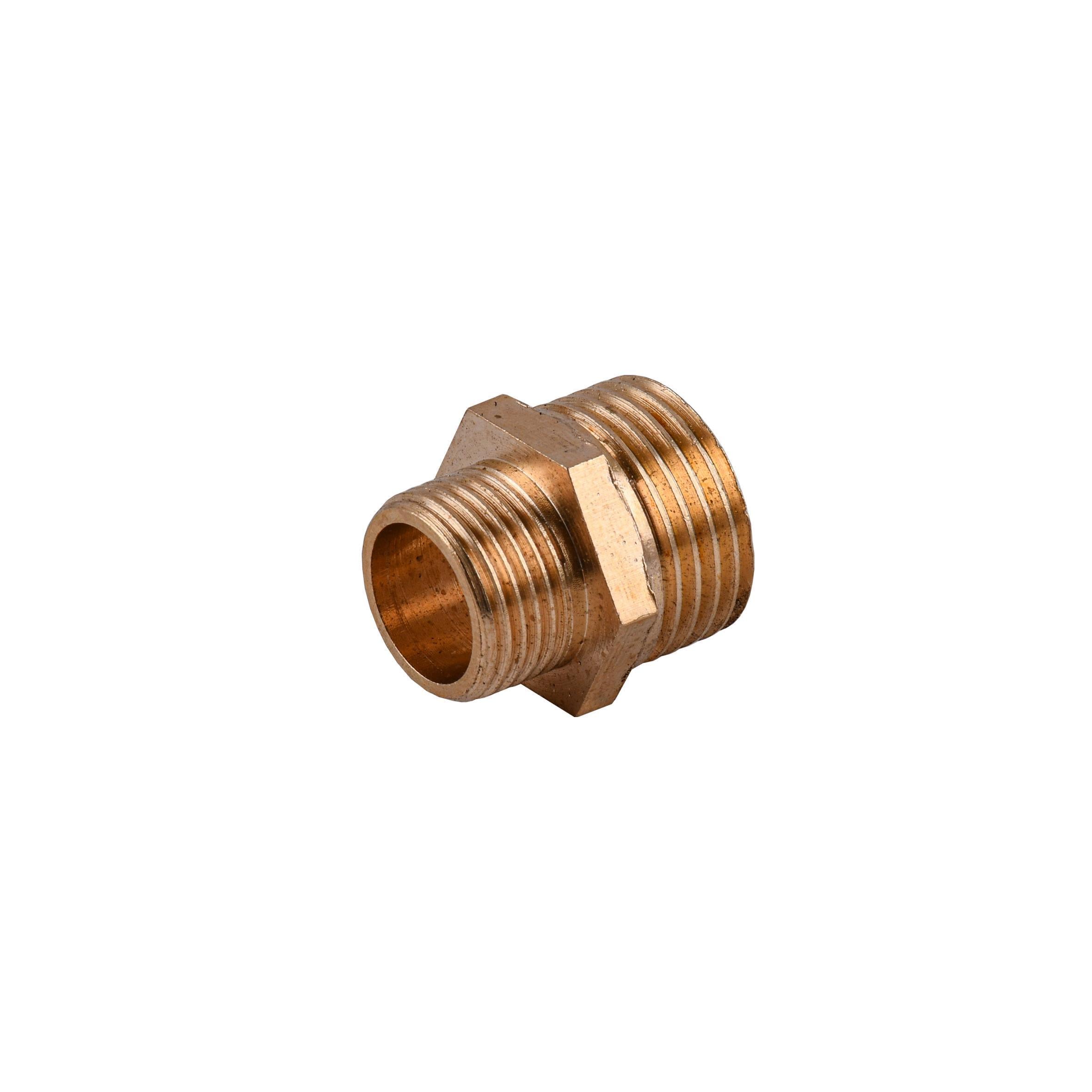 Ниппель редукционный Optimum LN322S 1/2"x3/8"ЗЗ латунный (000030973)
