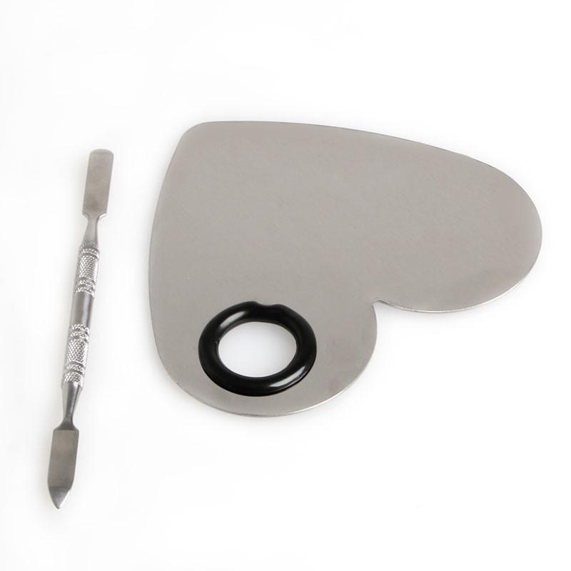 Палитра Сердечко для смешивания косметики (VIS-00068) - фото 4 Палитра Сердечко для смешивания косметики (VIS-00068) - фото 4