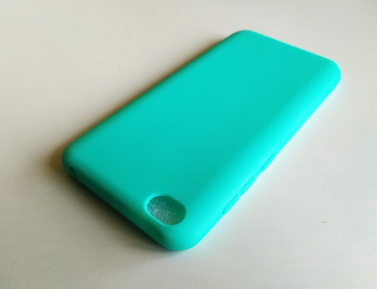 Силиконовый чехол Xiaomi Redmi Go матовый Мятный 2078P - фото 4 Силиконовый чехол Xiaomi Redmi Go матовый Мятный 2078P - фото 4