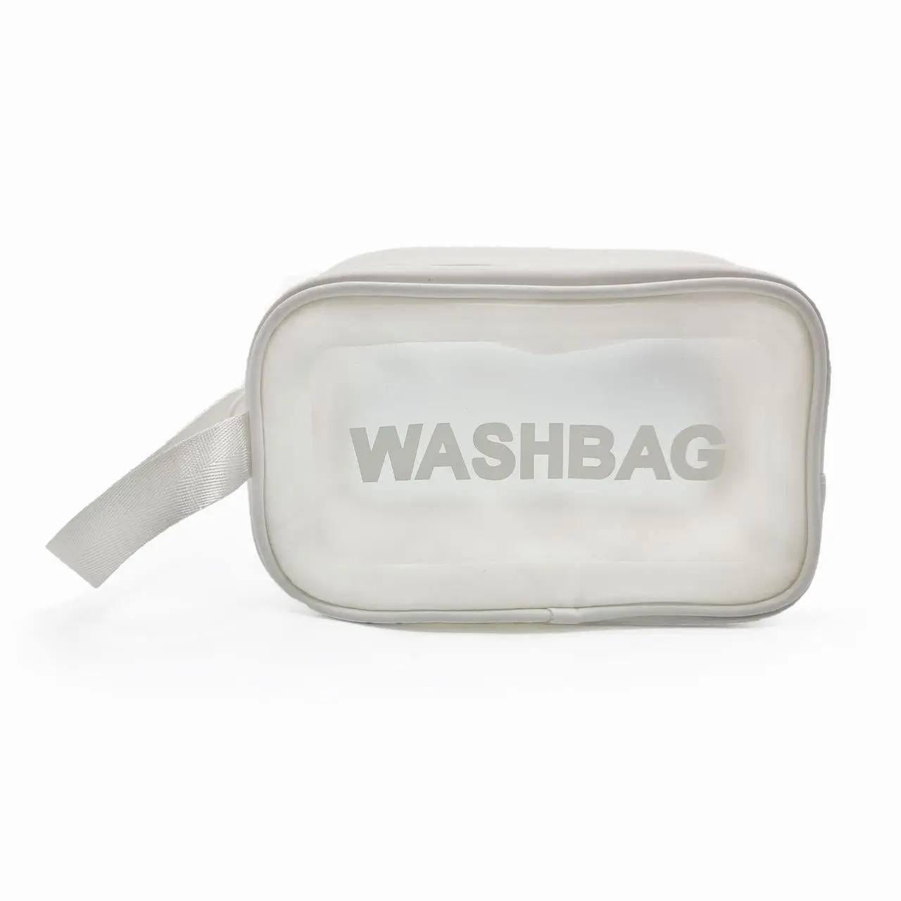 Косметичка водонепроникна Washbag 26х7х16 см Білий (8c1cd950)