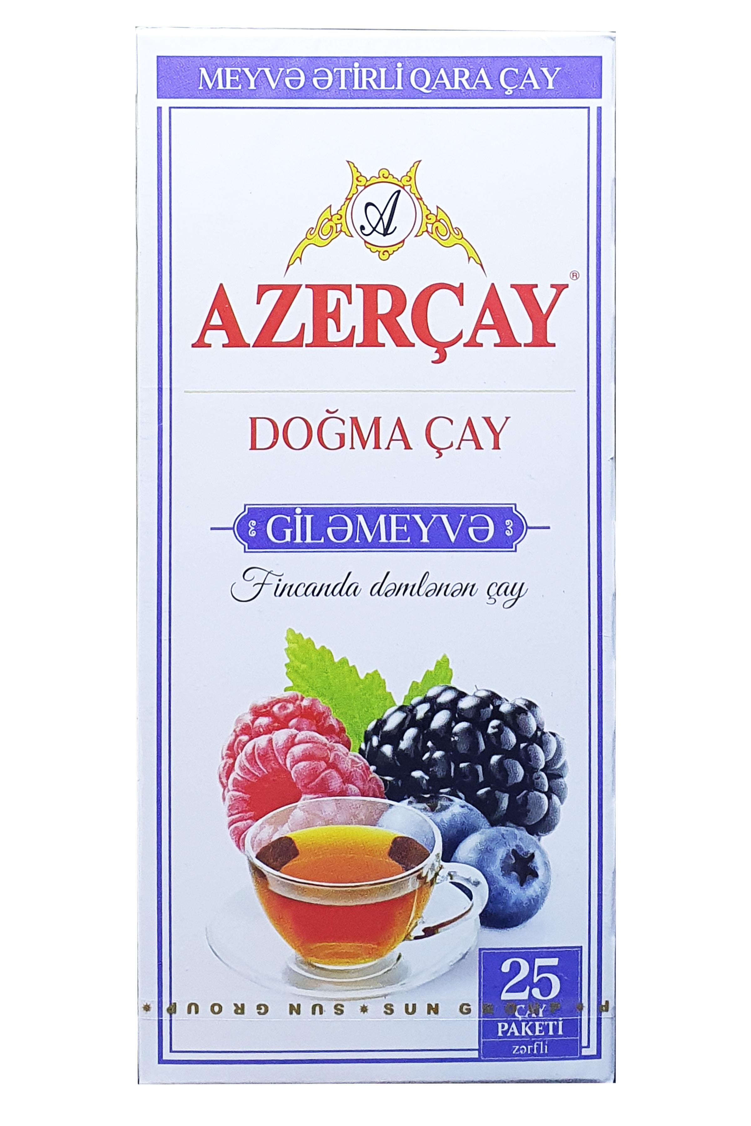 Чай Азерчай Ягодный микс черный с ароматом ягод в пакетиках 25 шт. 1,8 г (1519) - фото 3