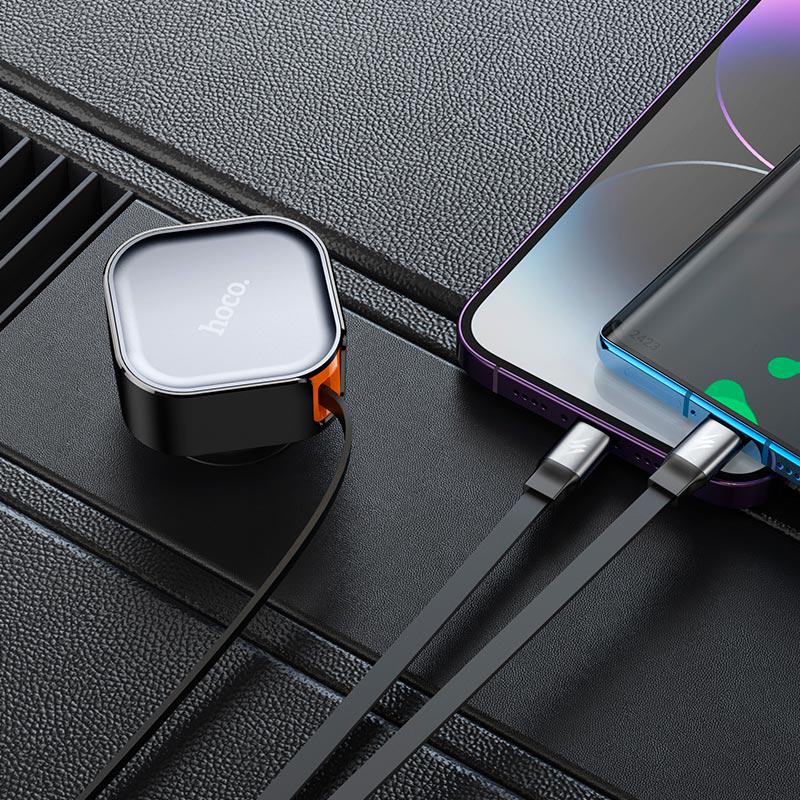 Адаптер автомобильный Hoco NZ13 Type-C/Lightning 30W Черный - фото 5 Адаптер автомобильный Hoco NZ13 Type-C/Lightning 30W Черный - фото 5