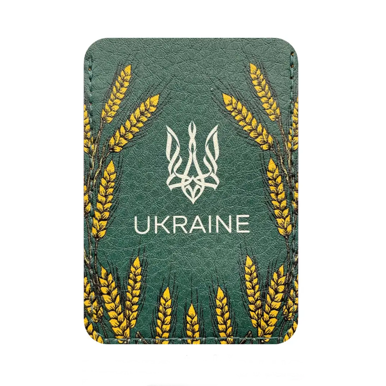 Обложка для ID паспорта Колоски 6,5х9,3 см (E-41)