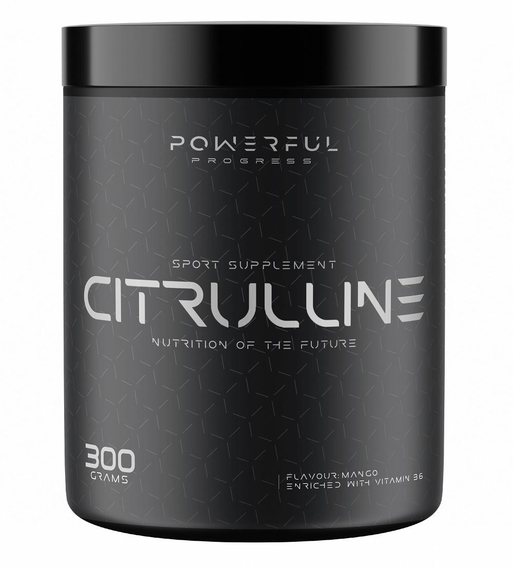 Цитрулін для спорту Powerful Progress Citrulline 300 g /120 servings/ Mango