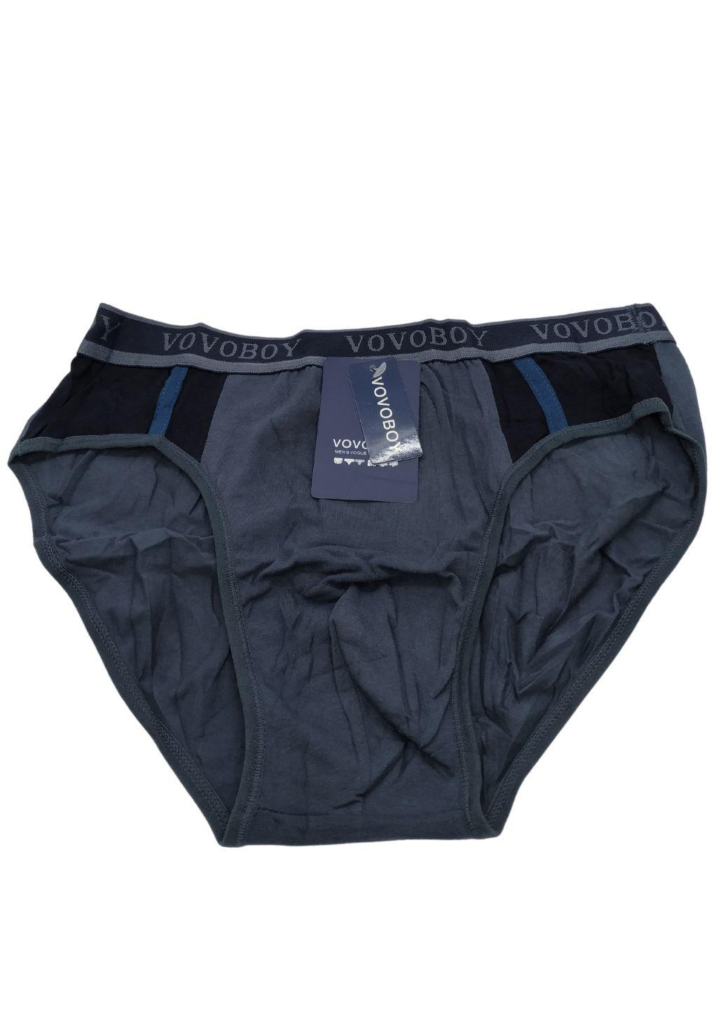 Набор мужских трусов Vovoboy XL 3 шт. Синий (352-52)