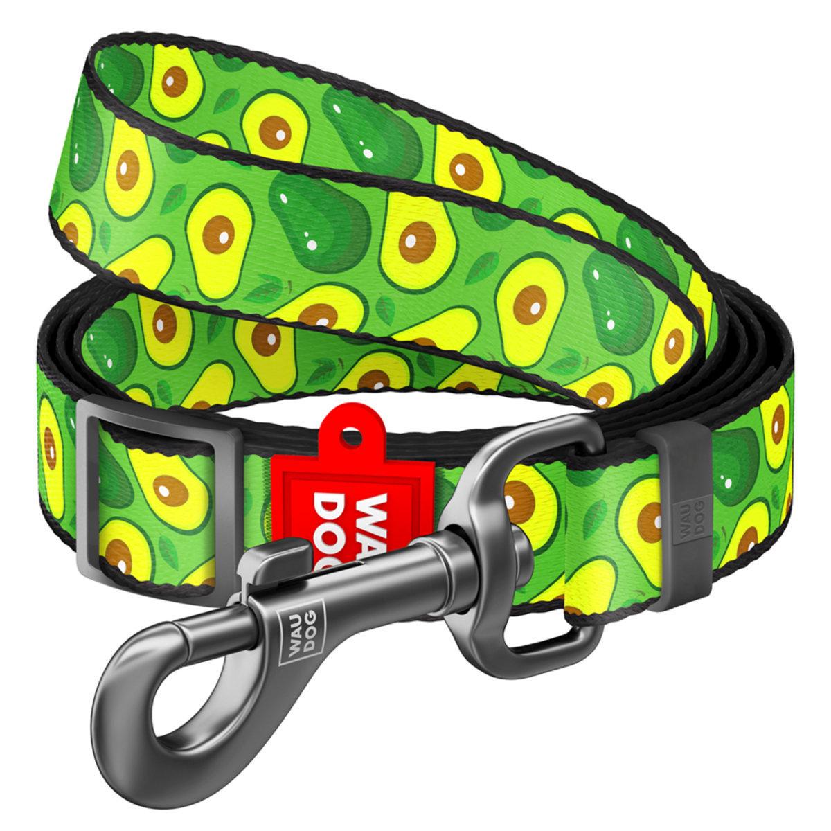 Повідець для собак Waudog Nylon Авокадо регульований 20 мм х 152-183 см (5318 Col) Повідець для собак Waudog Nylon Авокадо регульований 20 мм х 152-183 см (5318 Col)