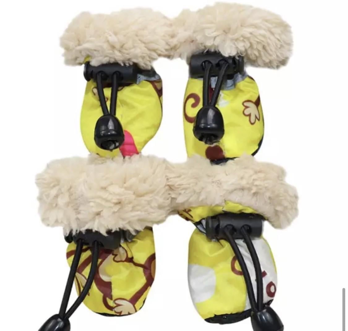 Сапоги для собак Fashion Yellow