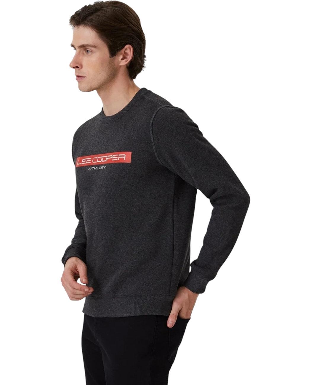 Світшот чоловічий Lee Cooper 231LCM241022.7504 L Антрацит (8682272351695) - фото 3