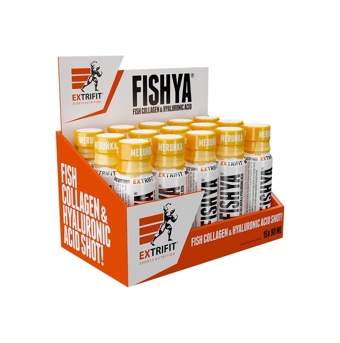 Коллаген рыбного происхождения Extrifit Shot Fishya Apricot 15x90 мл
