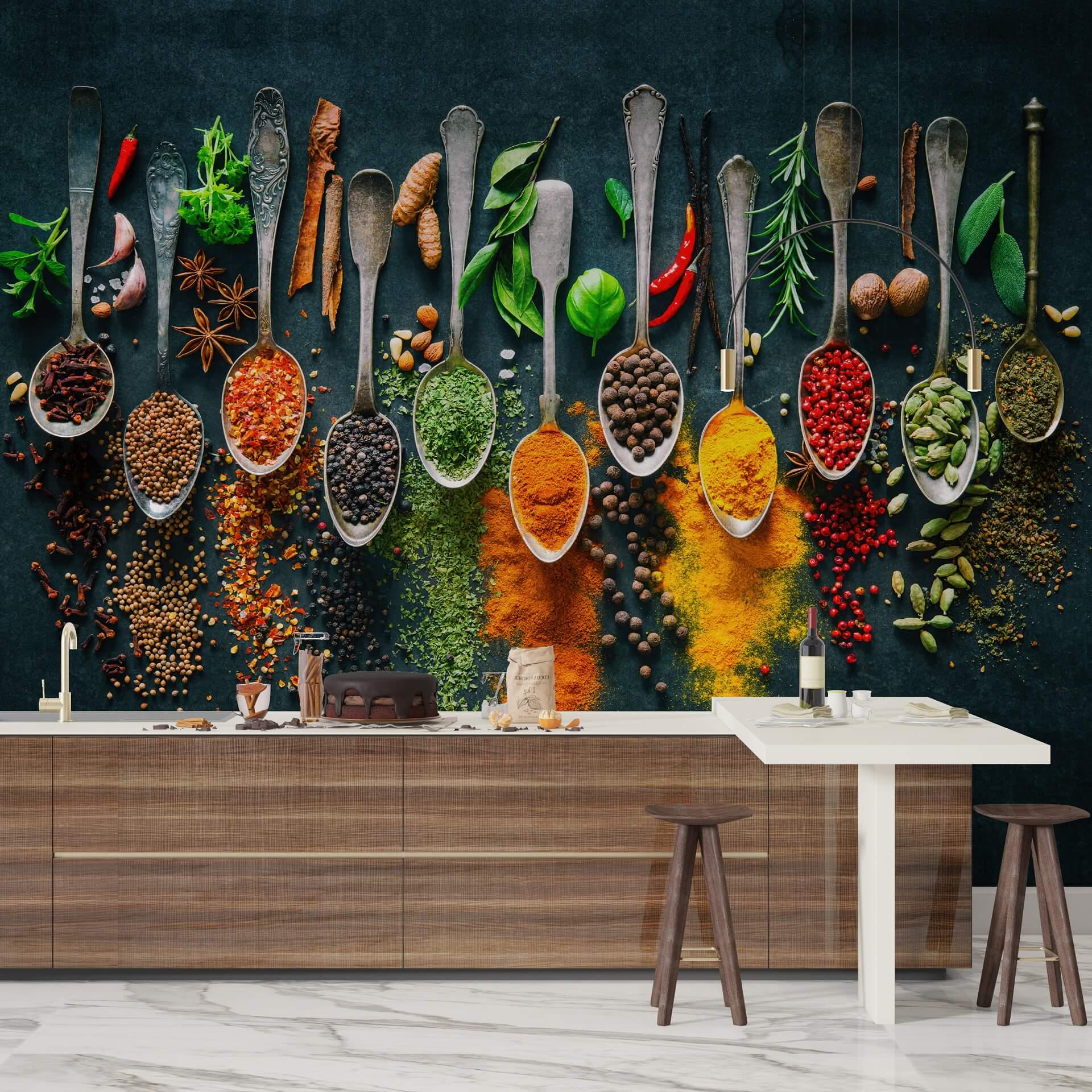 Фотообои флизелиновые Styleo Print-walls Приправа 001 300х250 см (Pw-001/2)