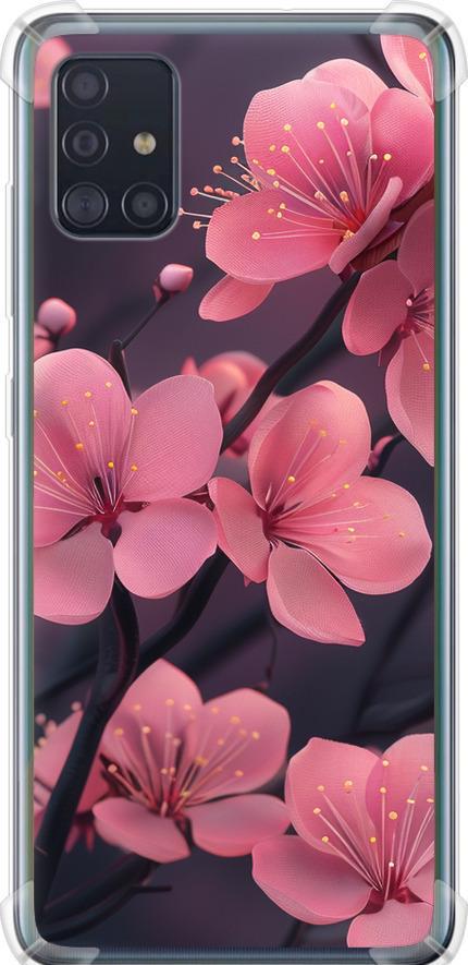 Чехол на Samsung Galaxy A51 2020 A515F Пурпурная сакура (6075sp-1827-42517)