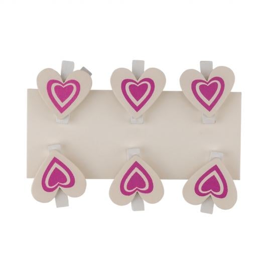 Прищепка Сердечко 3 шт. (0366J)