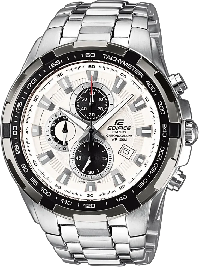 Наручные часы мужские Casio Edifice EF-539D-7A со стальным корпусом/водозащитой 100 м Белый (3100234197)