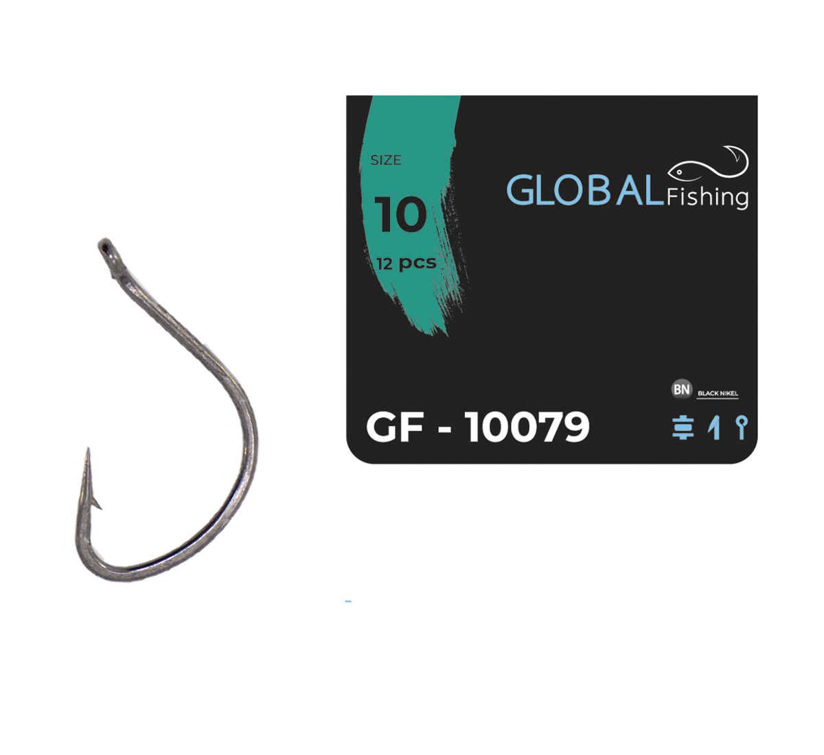 Крючок Global Fishing GF-10079 №10 (1646887673)