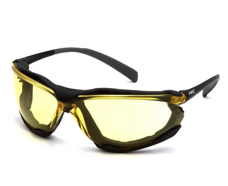 Окуляри захисні із ущільнювачем Pyramex Proximity amber Anti-Fog Жовтий