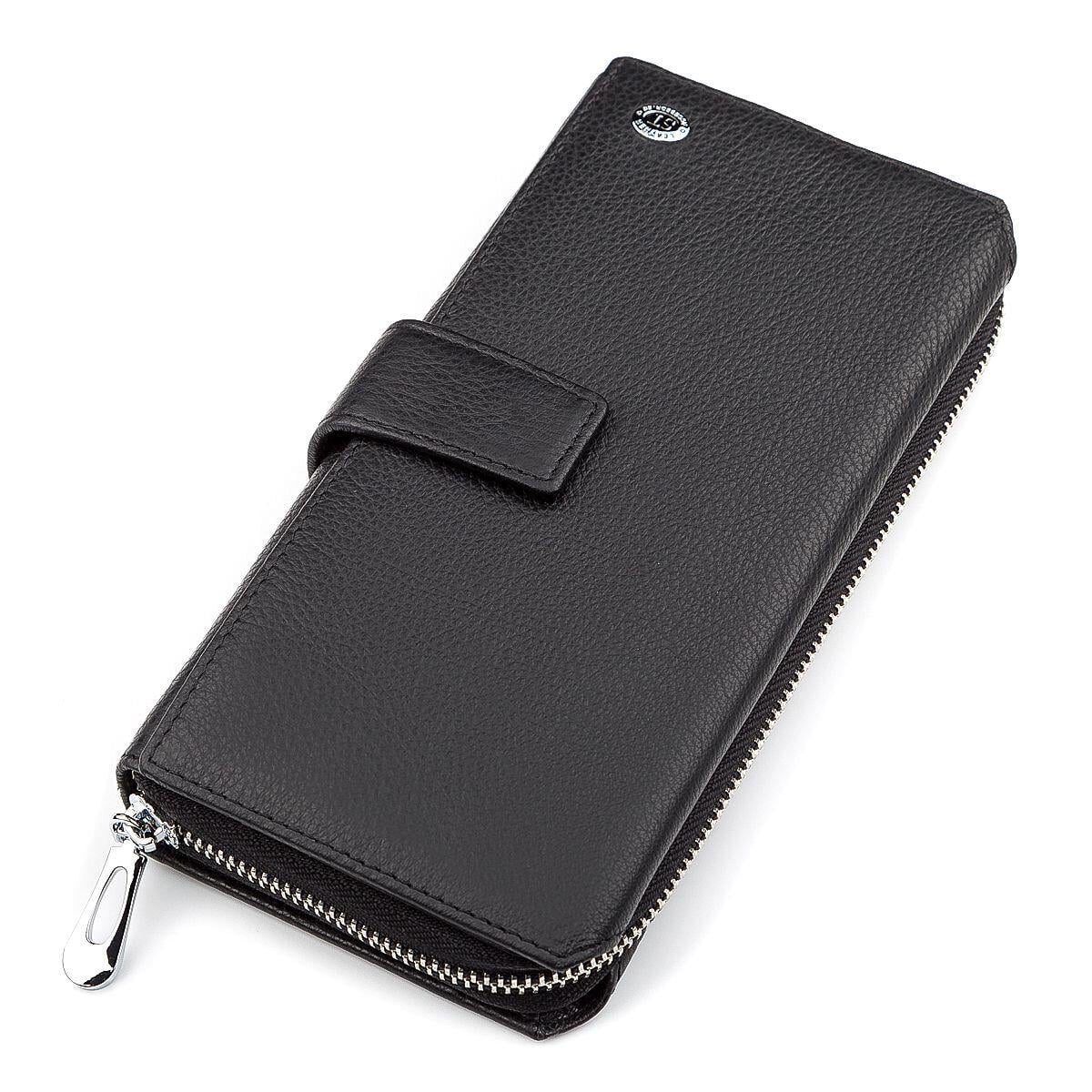 Кошелек мужской ST Leather 18453 из кожи Черный (168-136-18453)