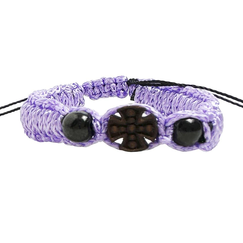 Браслет детский с молитвой Лиловый (1744-ЛІЛОВИЙ)