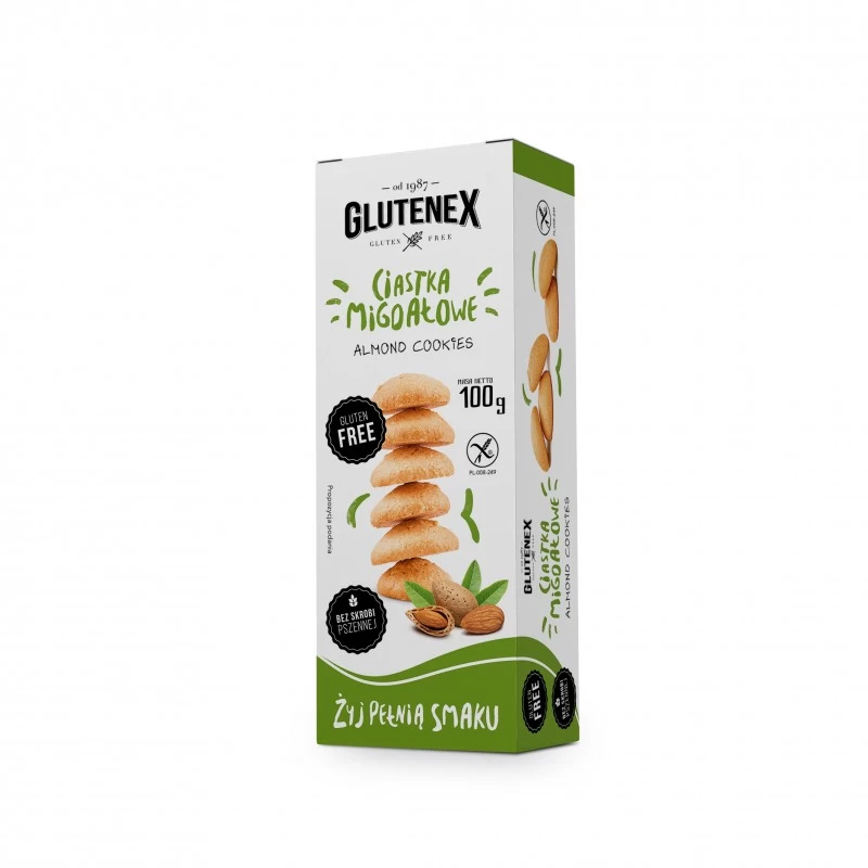 Печенье без глютена миндальное Glutenex 100 г (5901866003790)