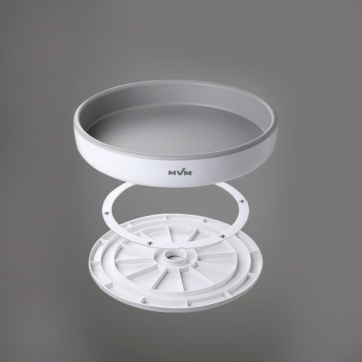 Подставка вращающаяся МВМ MY HOME 360° Белый/Серый (KP-11 S WHITE/GRAY) - фото 4 Подставка вращающаяся МВМ MY HOME 360° Белый/Серый (KP-11 S WHITE/GRAY) - фото 4