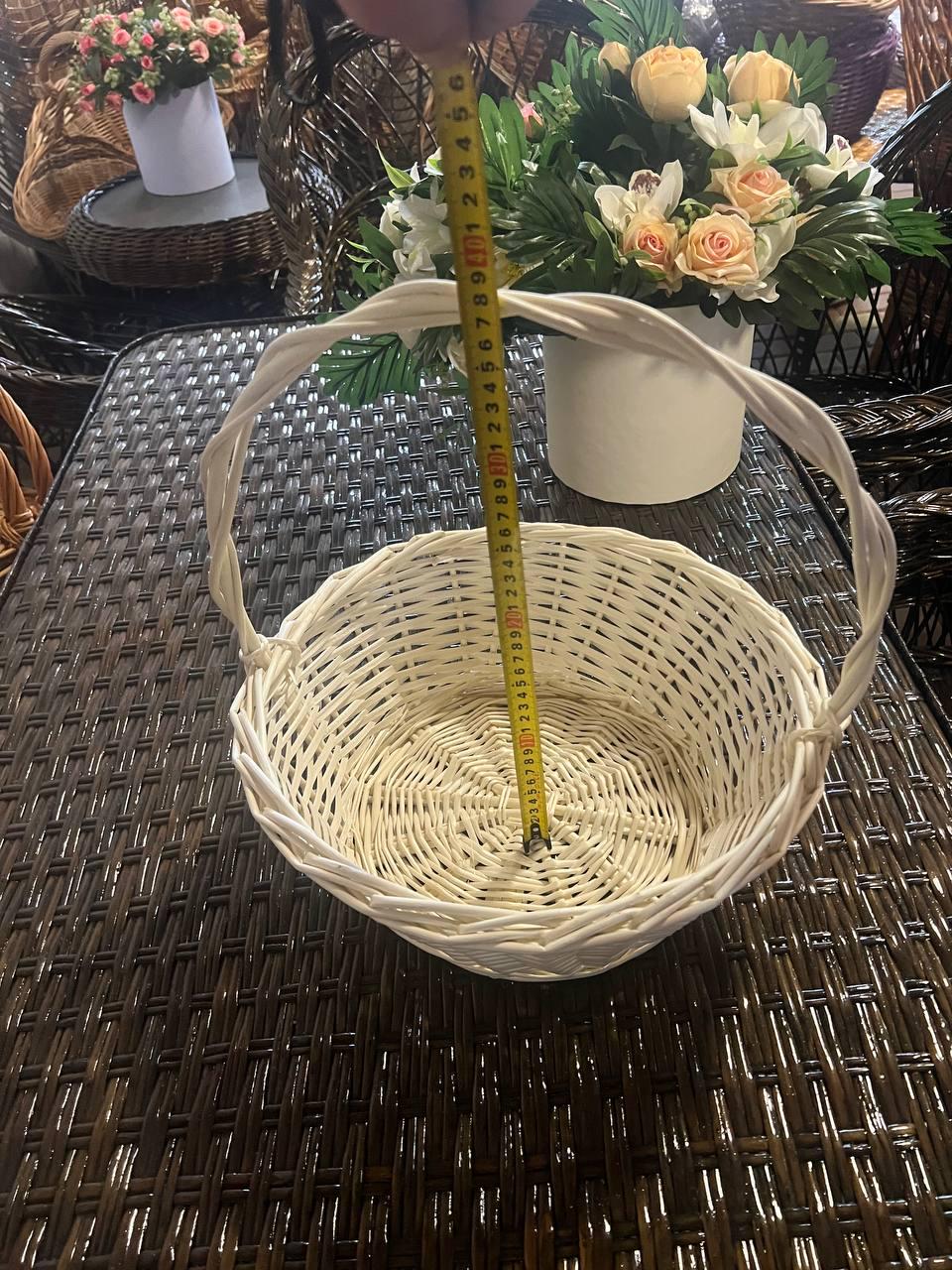 Корзина подарочная плетеная Сімейний Затишок Белый - фото 9