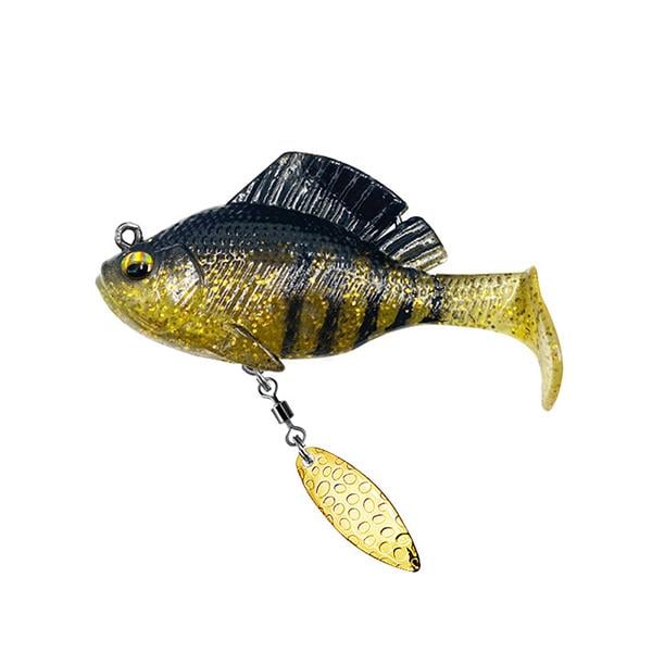 Силиконовые приманки L00115-2 на щуку/судака/окуня с грузилом весом 14 г 5 шт. (L00115-2) - фото 3