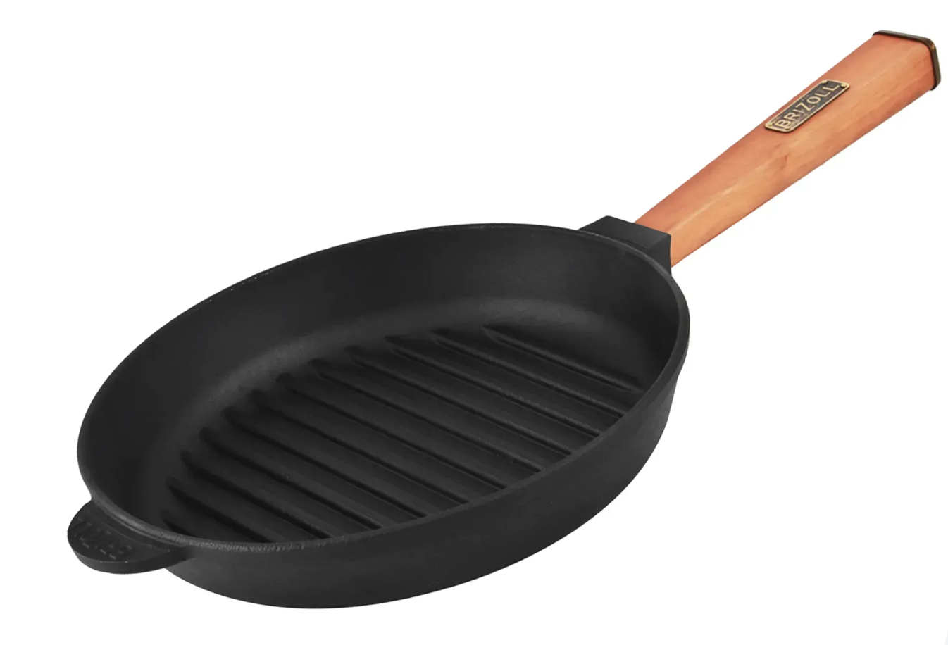 Сковорода-гриль чугунная Optima 260х40 мм Черный (O2640G-P)